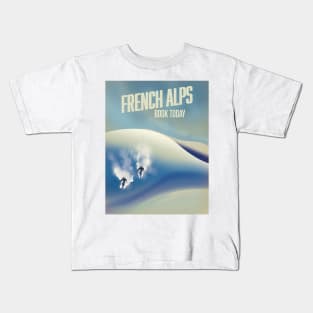 French Alps Book today Kids T-Shirt